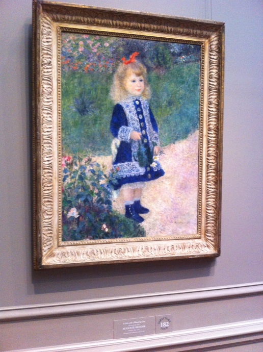 Renoir Painting at the American Art Museum in Washington D.C.